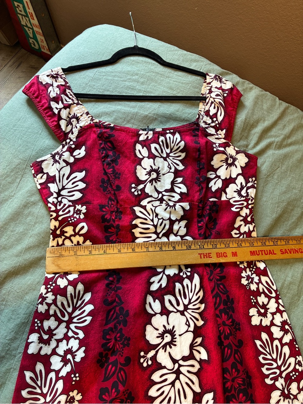 Vintage Royal Creations Hawaiian Hibiscus Print Maxi Dress Large - Picture 9 of 12